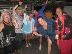 A few ol rockers....the rest of the party were too old to dance!!